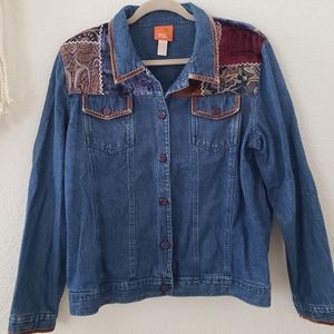 Vintage Textile Denim Jacket